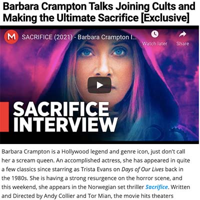 Barbara Crampton Talks Joining Cults and Making the Ultimate Sacrifice [Exclusive]